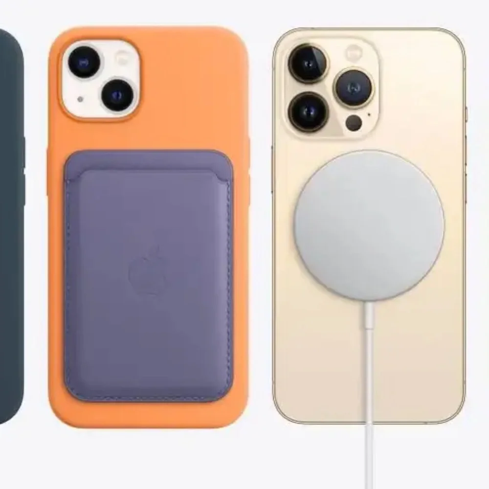 NEW Leather Phone Magnetic Card Wallet Apple Compatible - Multiple Colors Avail! - Picture 4 of 14